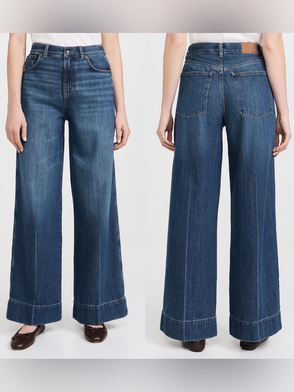 Madewell Curvy Superwide Leg Jeans Size 29
